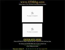 Tablet Screenshot of 450thbg.com